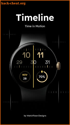 Timeline - Minimal Watch Face screenshot