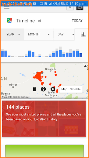 Timeline Tracker : Location History GPS Tracker screenshot