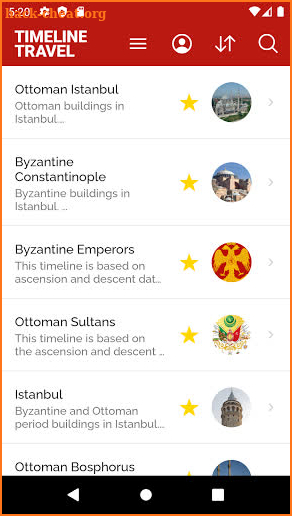 Timeline Travel screenshot