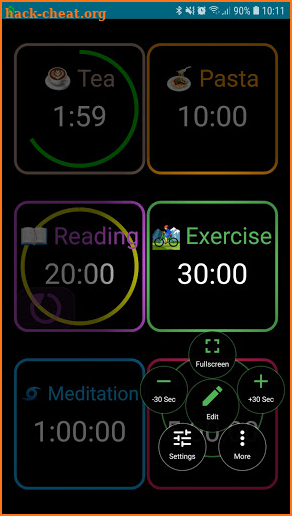 Timer: Multi Timer (Cooking, Gaming, Exercise etc) screenshot