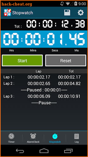 Timers4Me Timer&Stopwatch Pro screenshot