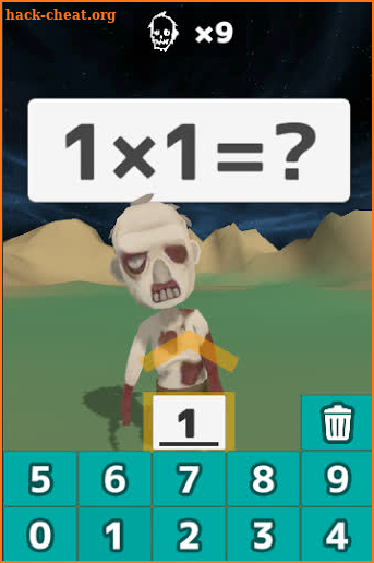 Times Tables Zombie screenshot