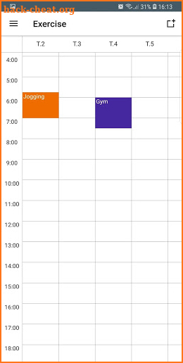 Timetable - Weekly Schedule/Planner screenshot