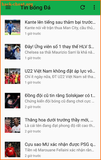 Tin Bóng Đá - Ngoại Hạng Anh, Việt Nam, Cup C1 screenshot