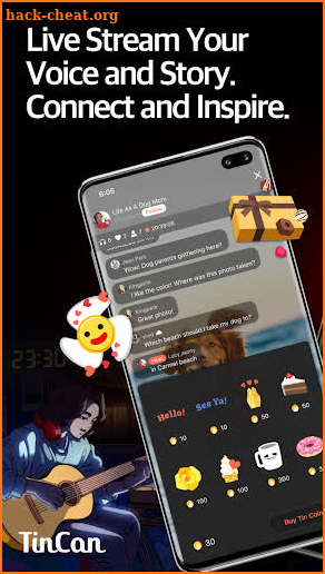 Tin Can - Live, Record & Chat screenshot