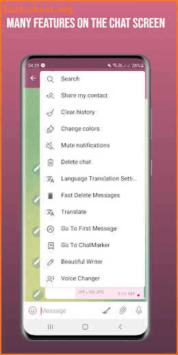 TinaGeram messenger 2021 - plus messenger telegram screenshot