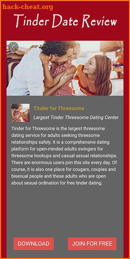 Tinder Date - Free Dating App for Adult Hookup screenshot