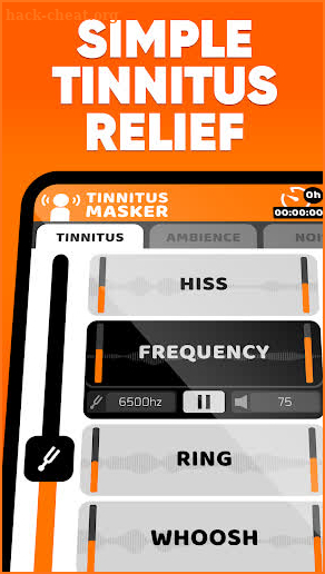 Tinnitus Masker and Relief screenshot