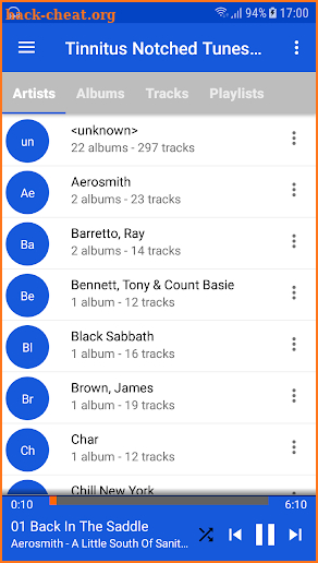 Tinnitus Notched Tunes screenshot