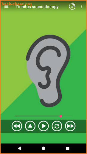 Tinnitus relief app. Sound therapy. screenshot
