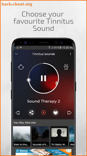 Tinnitus Sound Therapy Tinnitus Calmer White Noise screenshot