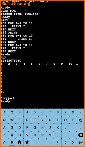 Tiny BASIC v2 - Interpreter & Quest screenshot