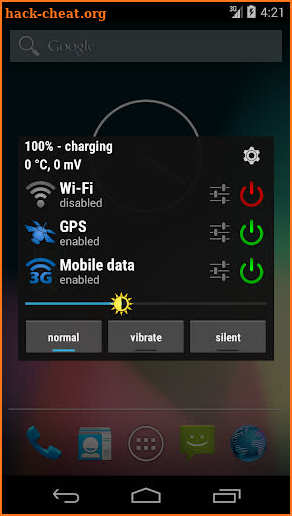Tiny Battery Widget++ screenshot