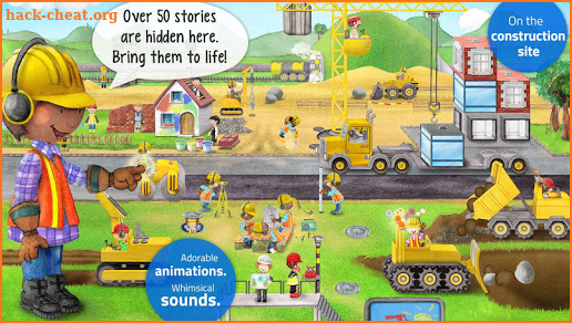 Tiny Builders: Crane, Digger, Bulldozer for Kids screenshot
