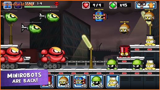 Tiny Defense 2 - Mini Robot Wars screenshot