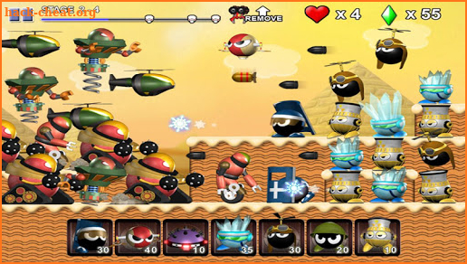 Tiny Defense - Mini Robot Wars screenshot