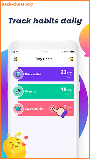 Tiny Habit - cute habit tracker screenshot