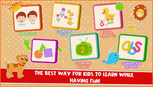 Tiny Learner - Toddler Kids Learning Game screenshot