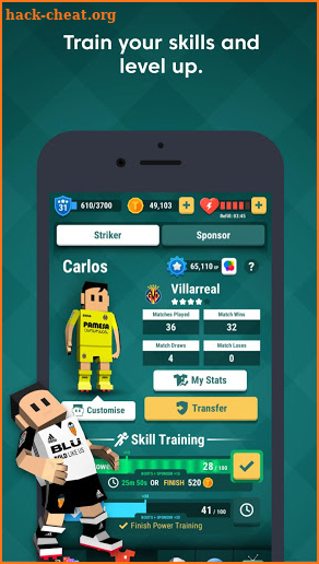 Tiny Striker La Liga 2018 screenshot