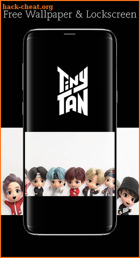 Tiny Tan BTS Wallpaper Character screenshot