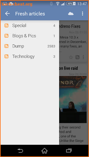 Tiny Tiny RSS Unlocker screenshot