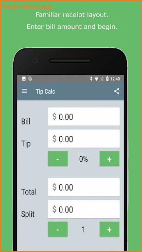 Tip Calc - Tip & Split Calculator screenshot
