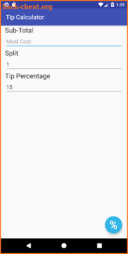 Tip Calculator with Split screenshot