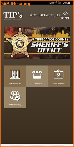 Tippecanoe County Sheriff's Office screenshot