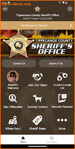 Tippecanoe Sheriff's Office IN screenshot