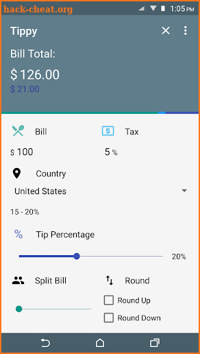 Tippy (Global Tip Calculator) screenshot