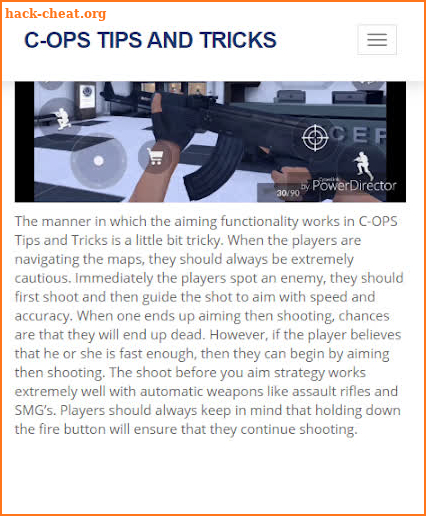 Tips and Tricks 4 C-OPS screenshot