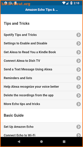Tips and Tricks for Amazon Echo screenshot