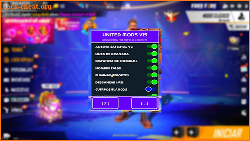 Tips: FFF United Menu Mods screenshot