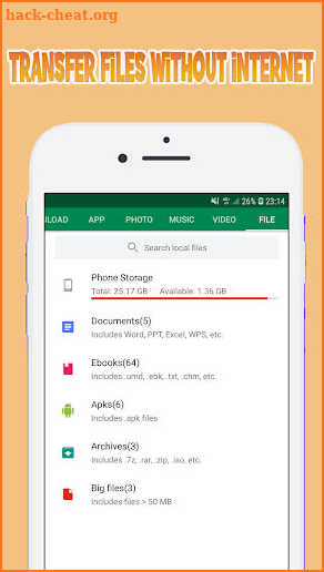 Tips for File Transfer and Sharing screenshot