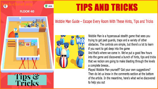 Tips for Wobble Man screenshot