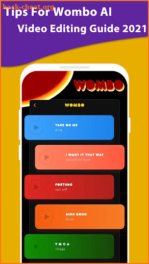 Tips For Wombo AI Video Editing Guide 2021 screenshot