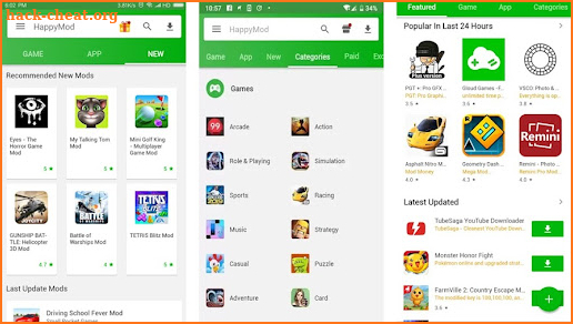 Tips Happy Mod App and games screenshot