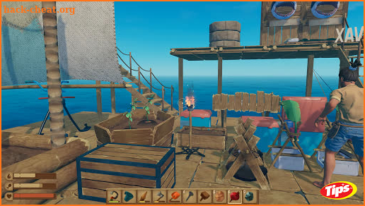 Tips Raft Survival Game screenshot