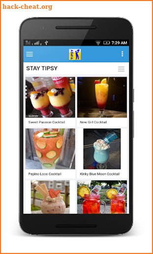 Tipsy Bartender drinks recipes screenshot