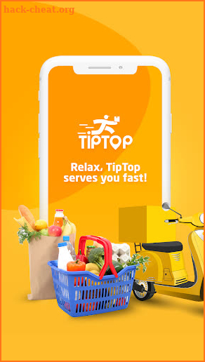 TipTop Iraq Delivery App screenshot