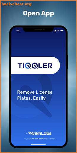 TIQQLER - Remove License Plates. Easily. screenshot