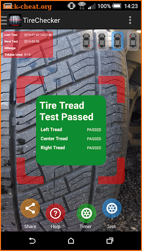 Tire -  Check them with AI screenshot