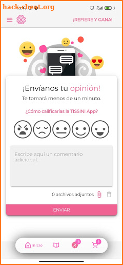 TISSINI APP screenshot