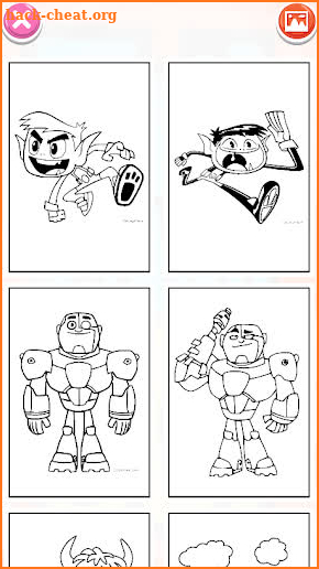 Titan coloring superhero screenshot