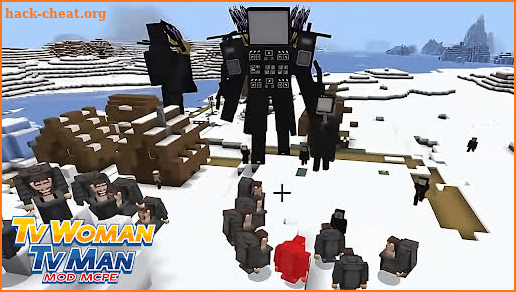 Titan Tv Woman Tv Man Mod Mcpe screenshot