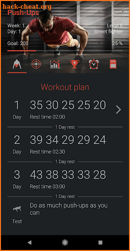 Titan Workouts - strength and stamina screenshot