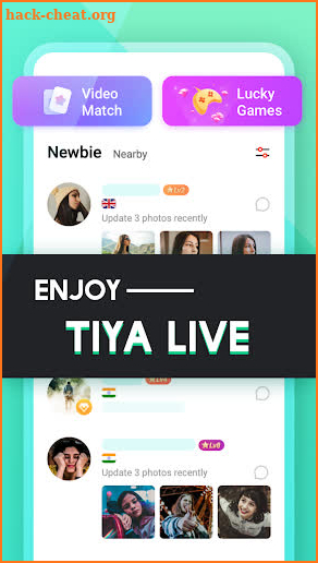 Tiya - Live Free Video Chats screenshot