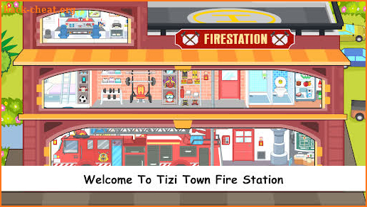 Tizi Town Kids Firetruck Games screenshot