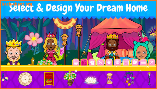 Tizi Town: My Princess Dollhouse Home Design Games screenshot