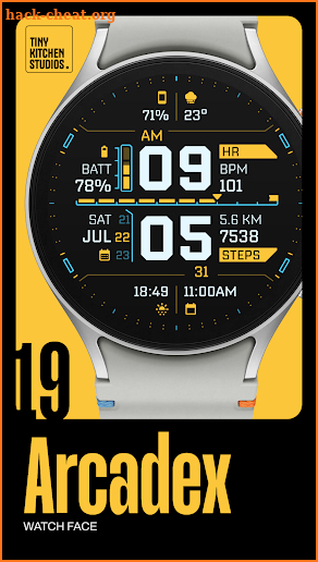 TKS 19 Arcadex Watch Face screenshot